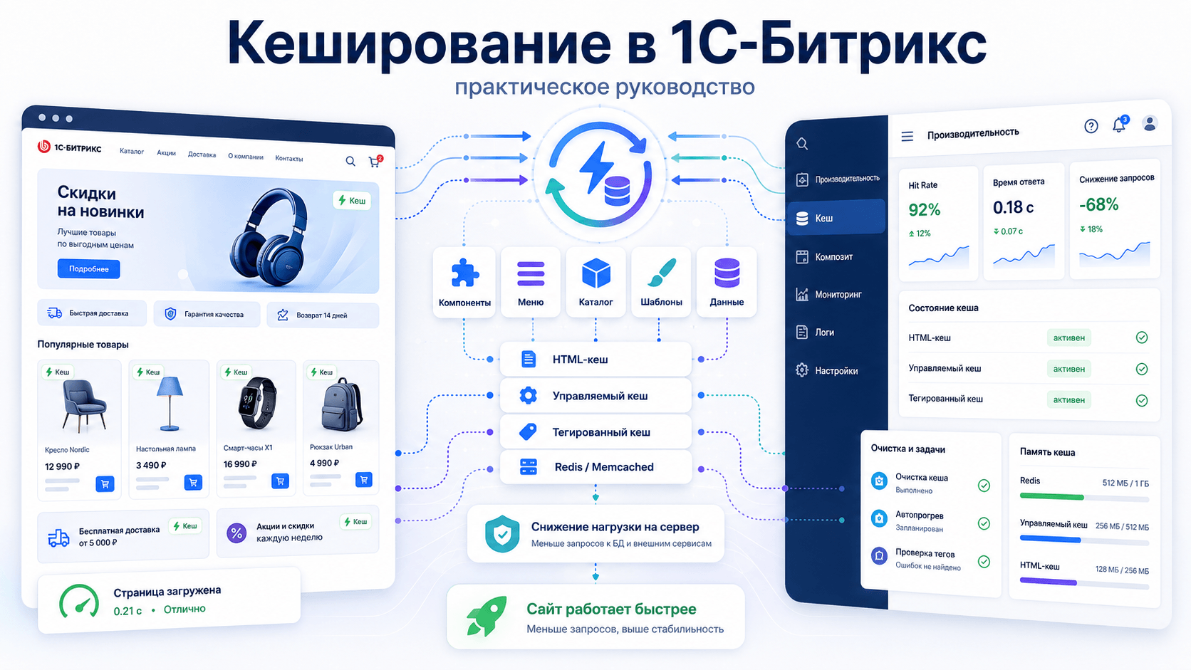 Кеширование в 1С-Битрикс: практическое руководство