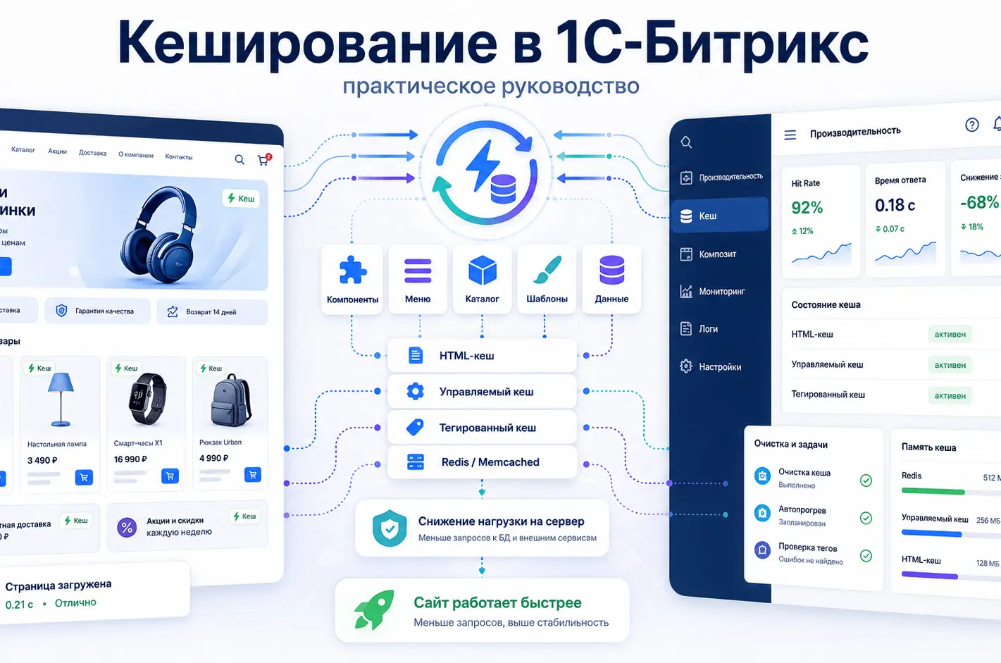Кеширование в 1С-Битрикс: практическое руководство