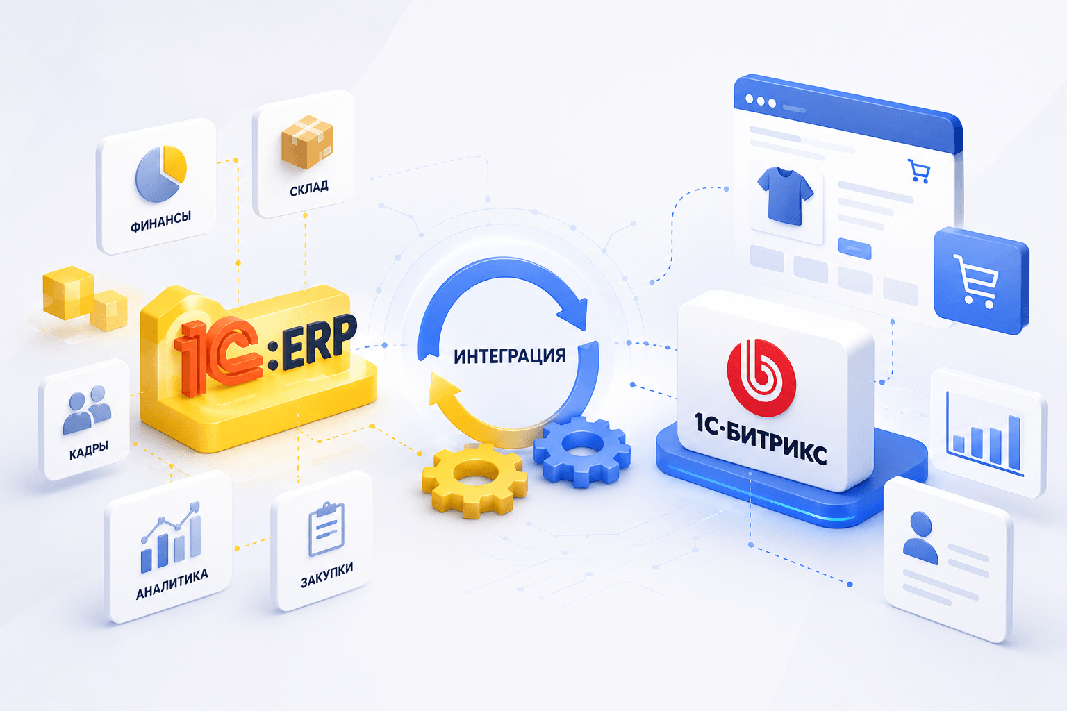 Новая интеграция с 1С:ERP — больше возможностей для бизнеса
