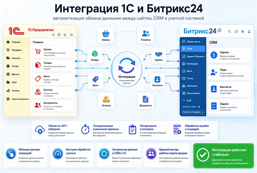 Интеграция 1С и Битрикс24